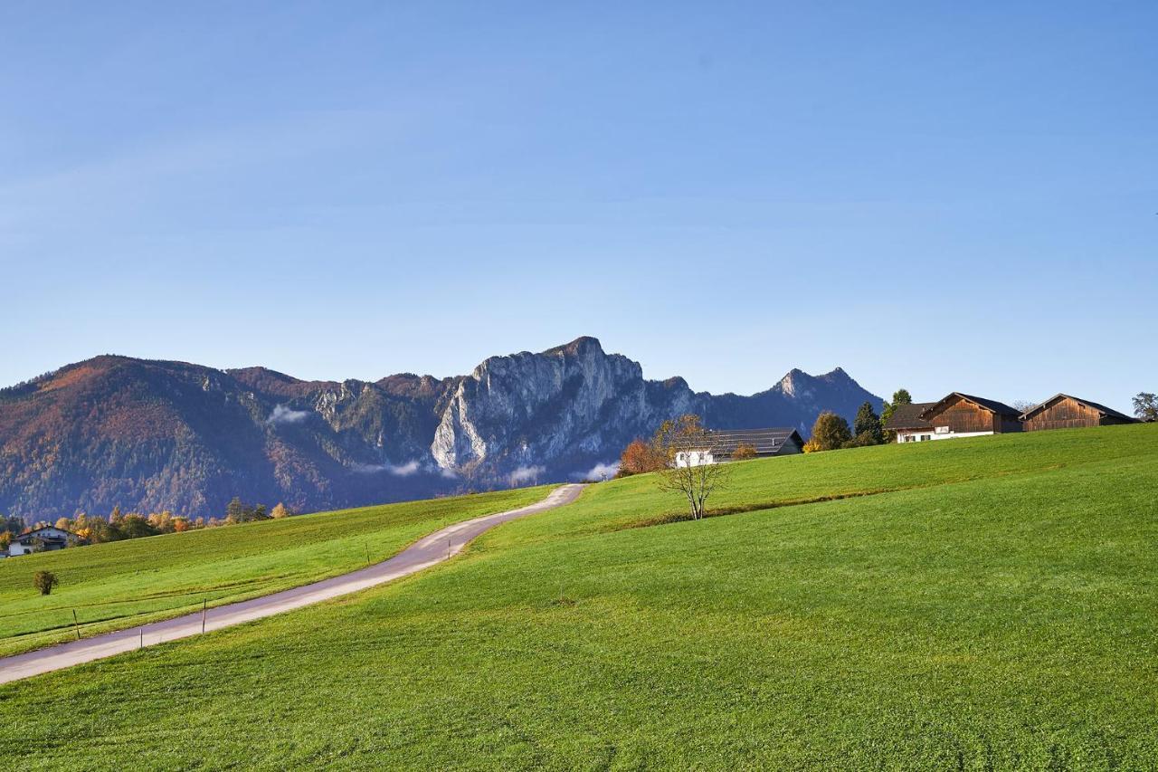 Bergblick Acht Mondsee Innerschwand Экстерьер фото